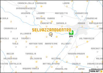 map of Selvazzano Dentro