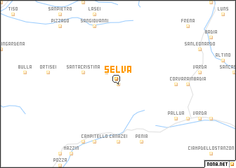 map of Selva