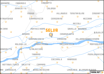 map of Selva