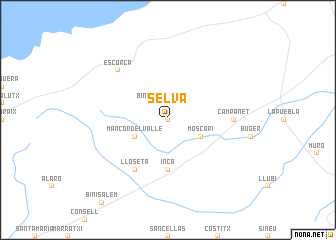 map of Selva