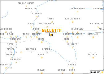 map of Selvetta