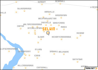 map of Selwin