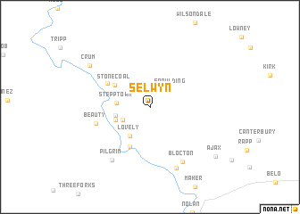 map of Selwyn
