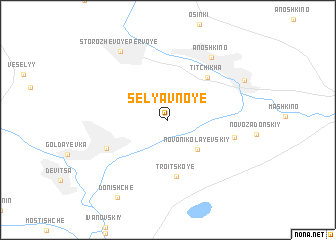 map of Selyavnoye