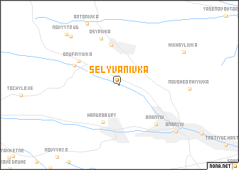 map of Selyvanivka