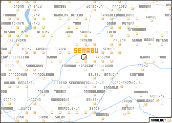 map of Semabu