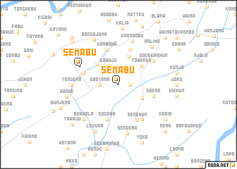 map of Semabu