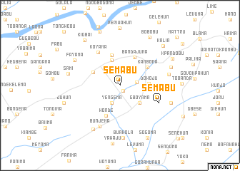 map of Semabu