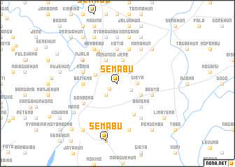 map of Semabu