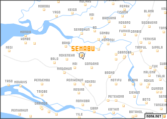 map of Semabu