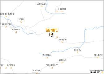 map of Semac
