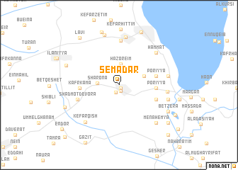 map of Semadar