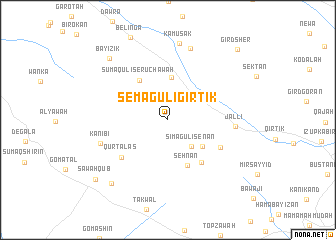 map of Semāgulī Girtik