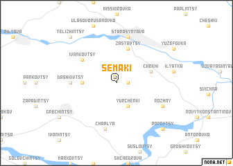 map of Semaki