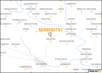 map of Semakovtsy