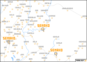 map of Semako