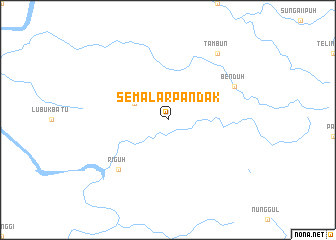 map of Semalar Pandak