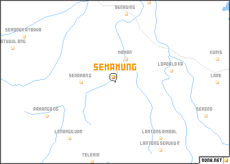 map of Semamung