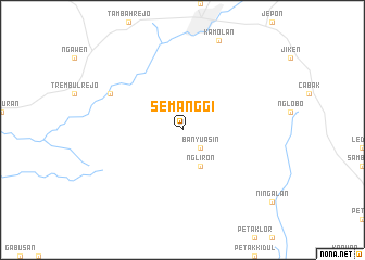 map of Semanggi