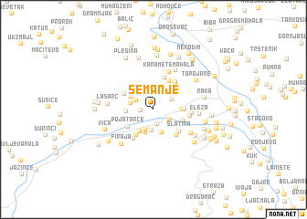 map of Semanje