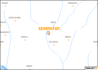 map of Semankfun