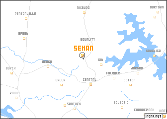 map of Seman