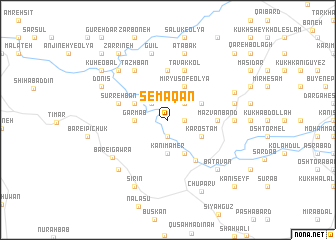 map of Semāqān