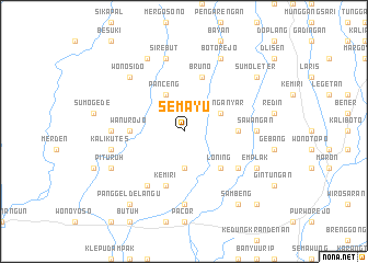 map of Semayu