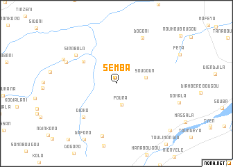 map of Sèmba