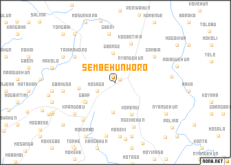 map of Sembehunworo