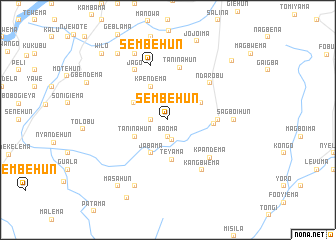 map of Sembehun