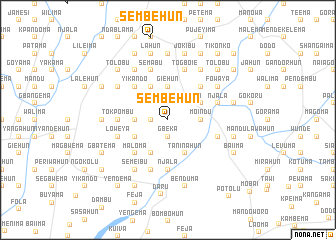 map of Sembehun