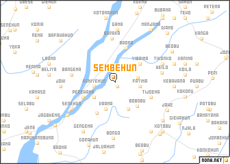 map of Sembehun