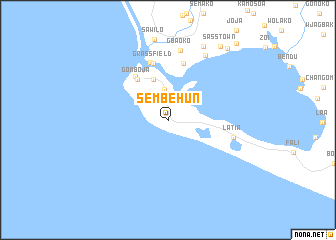 map of Sembehun