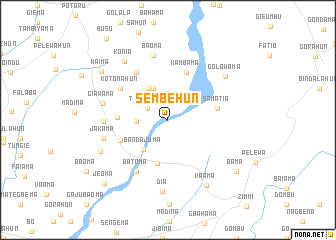 map of Sembehun