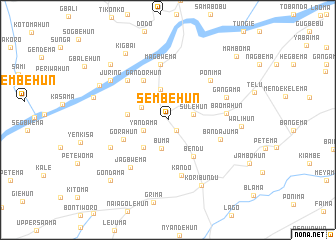 map of Sembehun