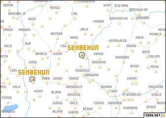 map of Sembehun