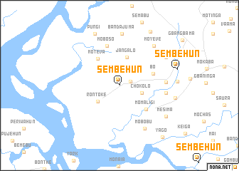 map of Sembehun