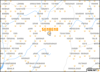 map of Sembema