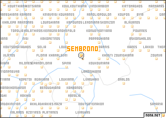 map of Sémbrono