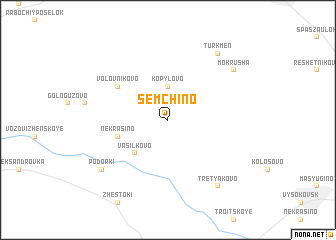 map of Semchino