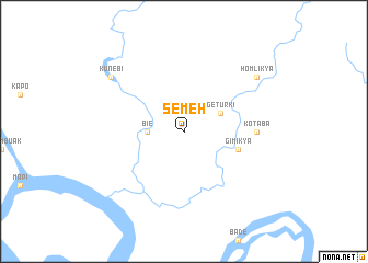 map of Semeh