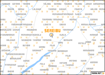 map of Semeibu