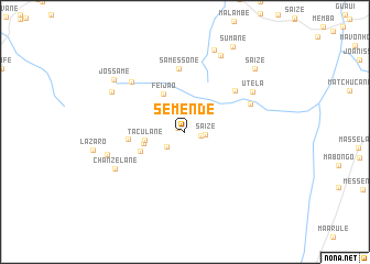 map of Semende