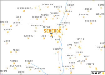 map of Semende