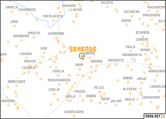 map of Semende
