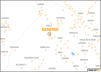 map of Semende