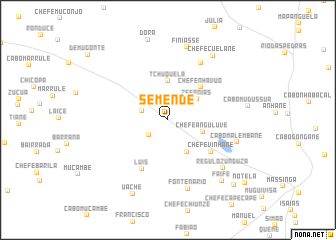 map of Semende