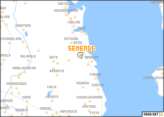 map of Semende