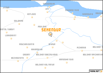 map of Semendur